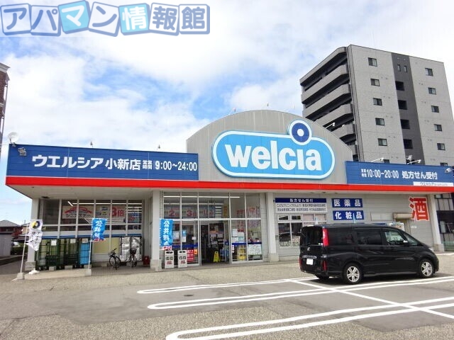 ドラックストア　ウエルシア新潟小新店（ドラッグストア）まで154m