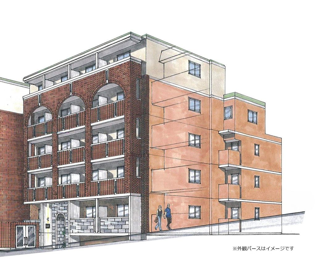 建物外観　※外観パースはイメージです