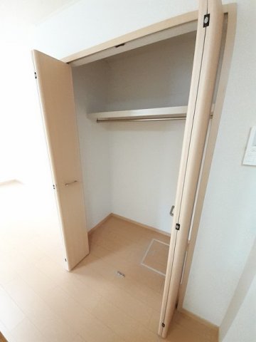 収納　たっぷりとした収納スペースです