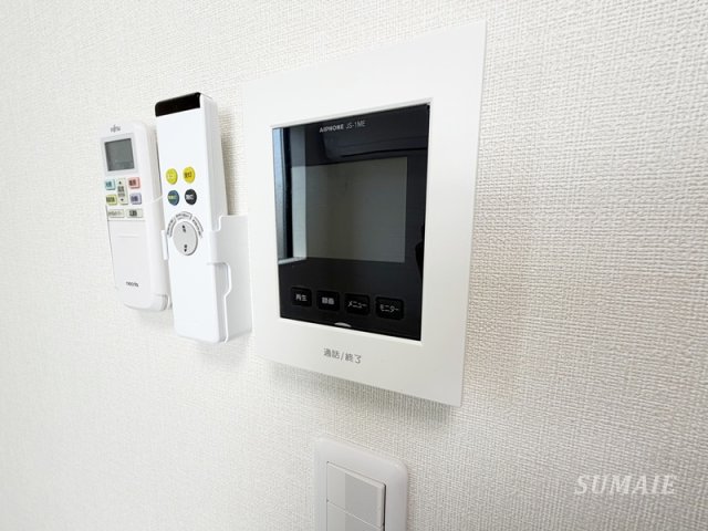 セキュリティ　モニター付きインターホンです