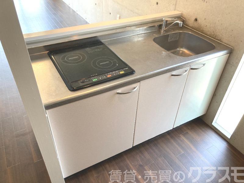 キッチン　２口ＩＨシステムキッチン♪
