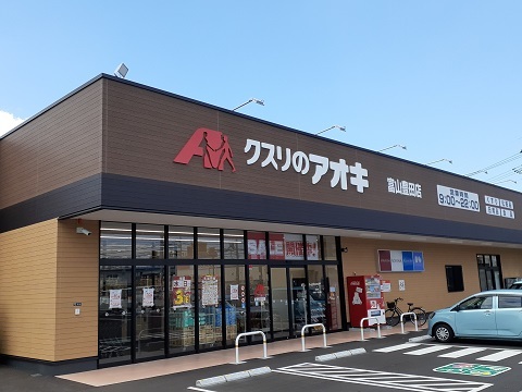 ドラックストア　クスリのアオキ富山豊田店（ドラッグストア）まで800m