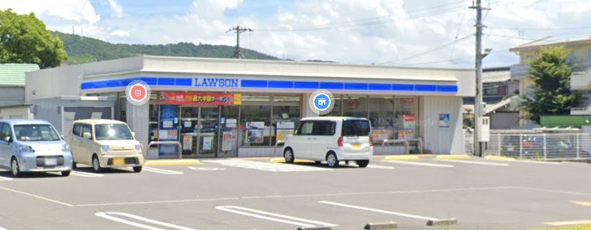 コンビニ　ローソン 高松香西本町店（コンビニ）まで1544m
