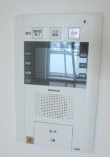 セキュリティ　訪問者の顔を確認できるTVモニタ付きインターホン♪