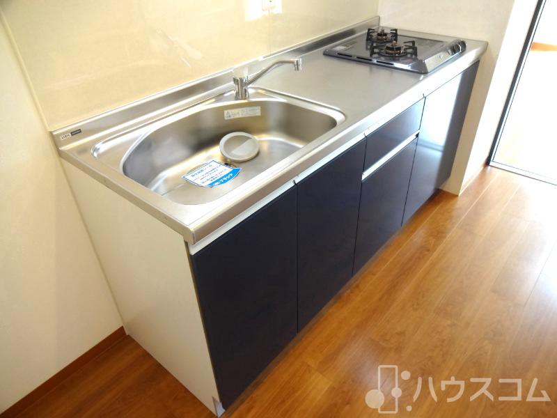 キッチン　調理スペースも広いキッチンです。