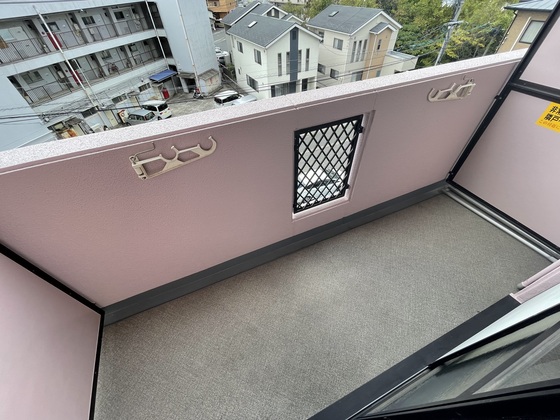 バルコニー　※別部屋の写真です