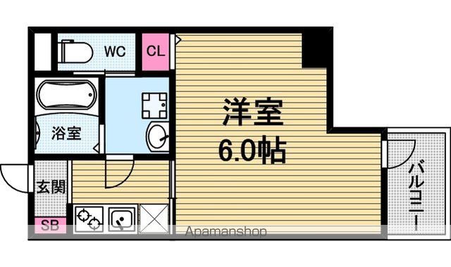 プレサンス谷町キャトルの間取り写真