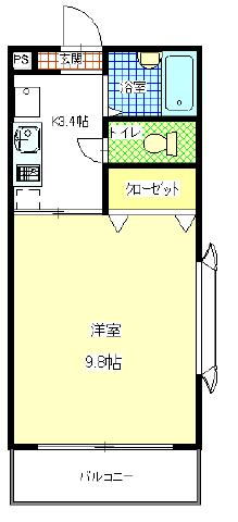 エスポワールの間取り写真