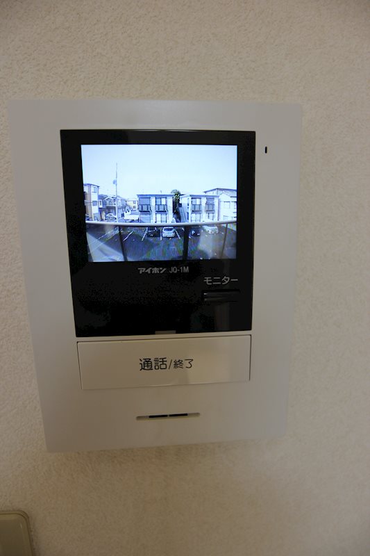 セキュリティ　テレビモニター！