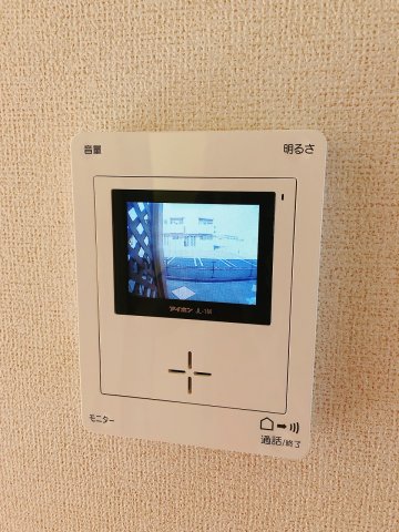 セキュリティ　防犯設備カラーTVモニターホン