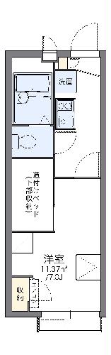 レオパレス森小路の間取り写真
