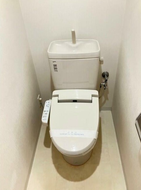 トイレ　ゆったりとした空間のトイレです
