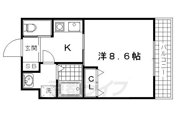 ヴィータ京都西院の間取り写真