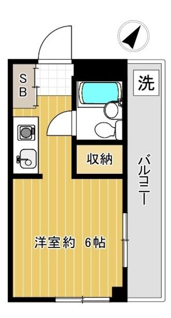 サザンヒルズの間取り写真