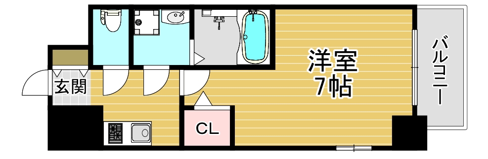 エスリード大阪クレストコートの間取り写真
