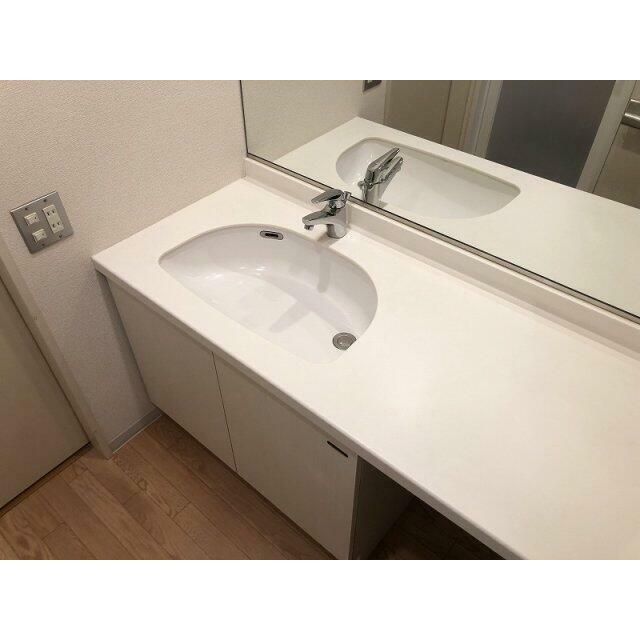 洗面設備　※過去退去時のお写真です