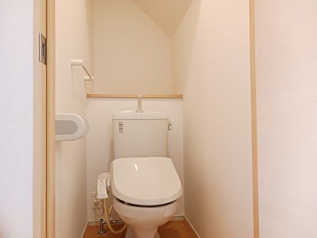 富山地鉄不二越上滝 上堀駅 徒歩17分 2階建 築15年のトイレ写真