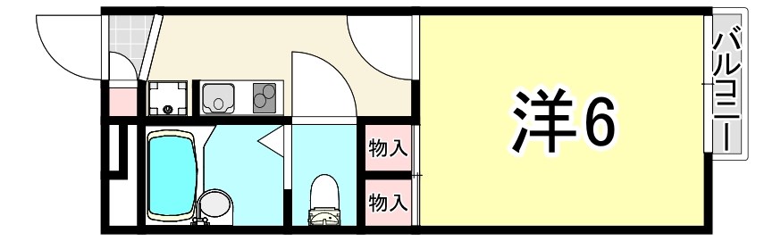 レオパレスクレベールの間取り写真