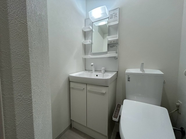 洗面設備　写真は違う号室です。