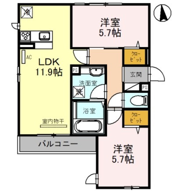 ブランキューブの間取り写真