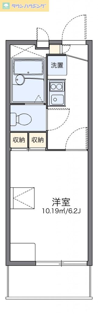 京成千葉線 京成幕張駅 徒歩8分 3階建 築22年の間取り写真