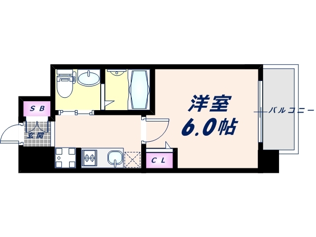 ラクラス阿倍野元町の間取り写真