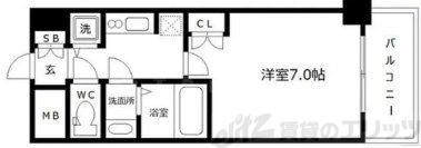 W-STYLE新大阪IIの間取り写真