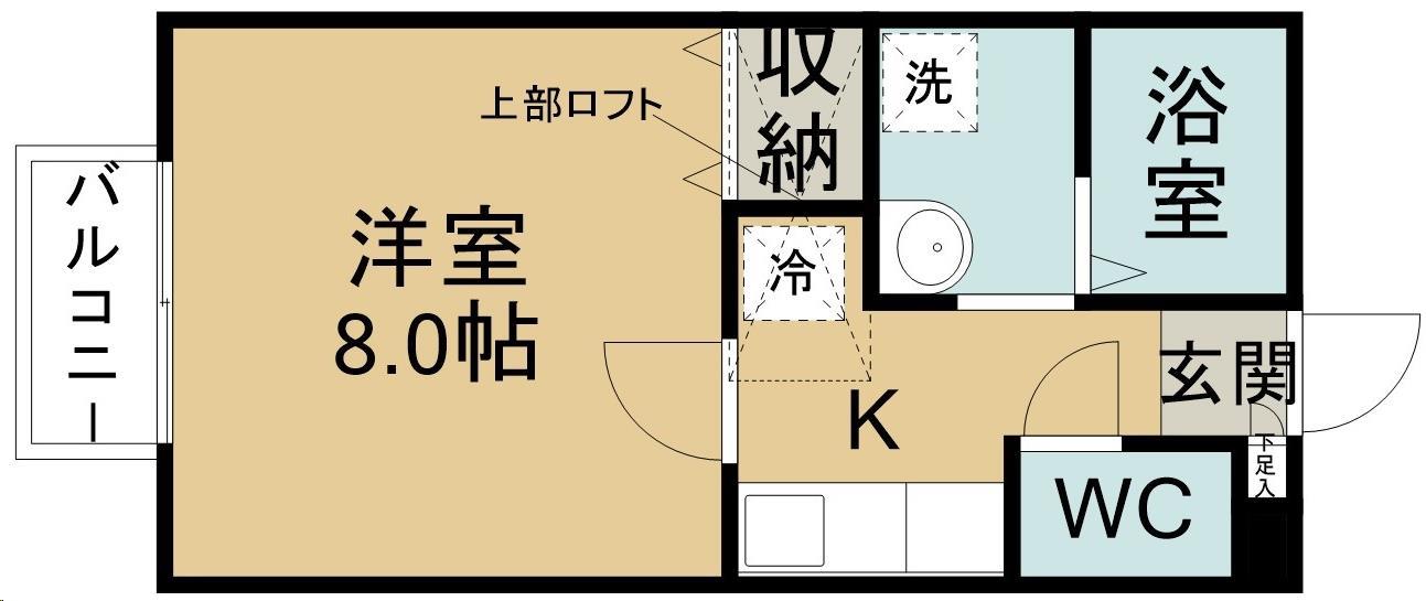 ピースフル百合の間取り写真