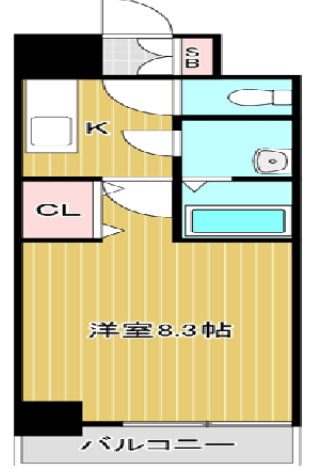 ワールドアイ阿波座パークサイドの間取り写真