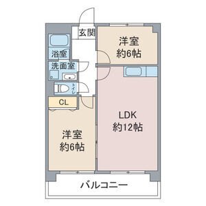 地下鉄桜通線 鶴里駅 徒歩16分 7階建 築41年の間取り写真