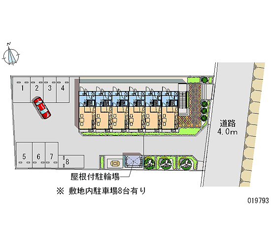 【WISHの駐車場】