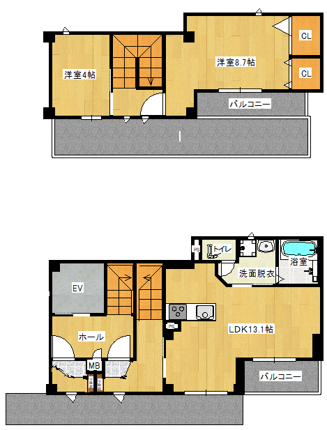 marino上杉の間取り