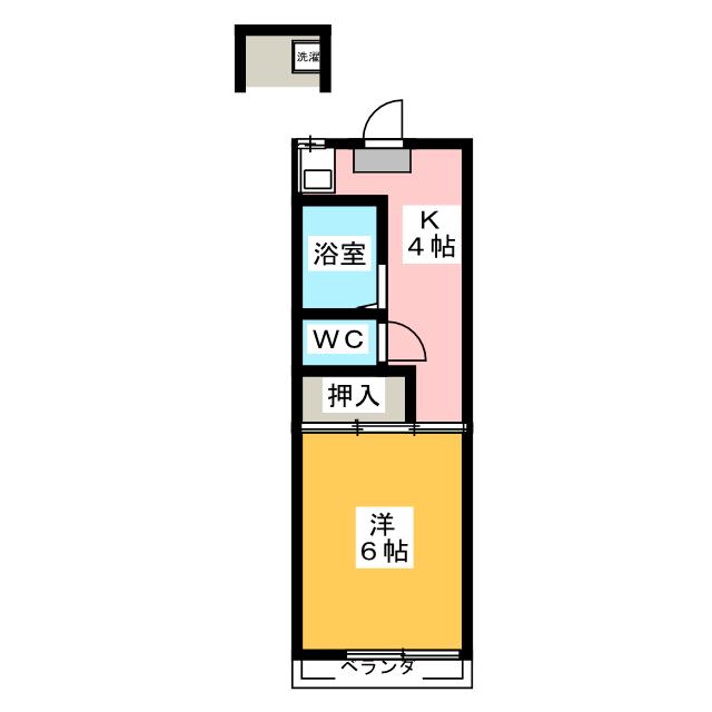 山口コーポの間取り