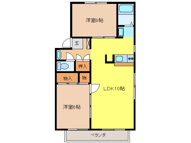 カーサクオーレＡ棟_間取り_0