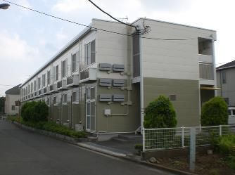 立川市砂川町のアパートの建物外観