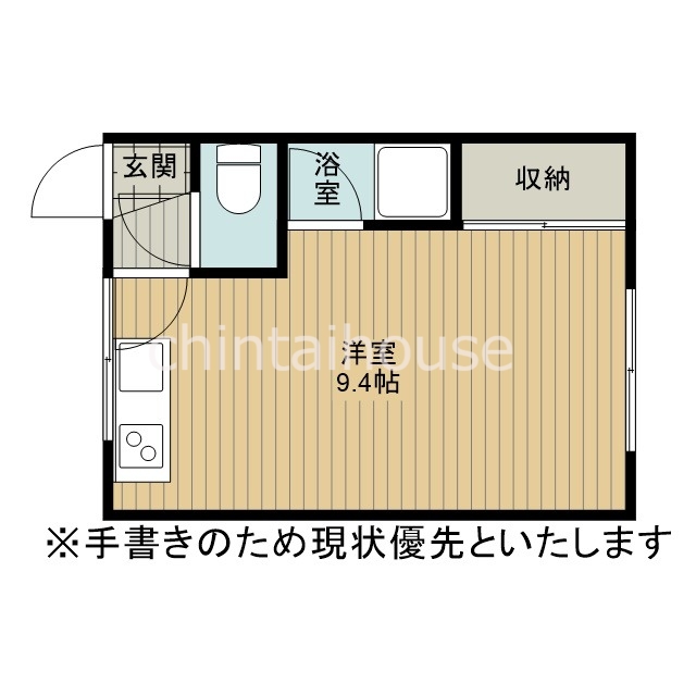 江別市文京台東町のアパートの間取り