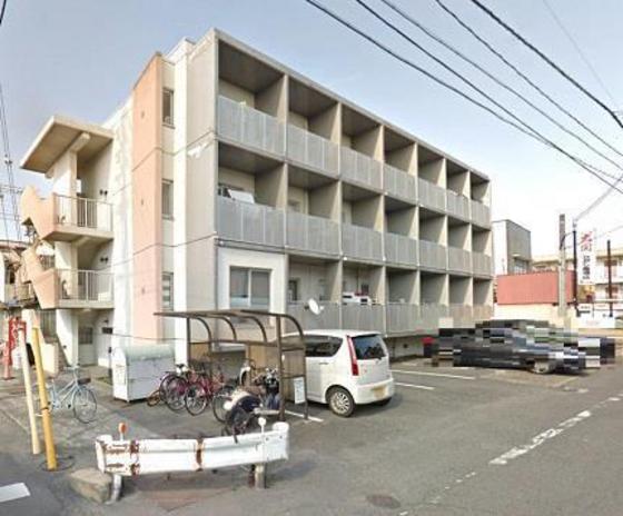 岡山市北区神田町のマンションの建物外観
