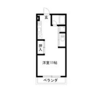 姫路市北平野のマンションの間取り