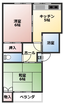 コスモコーポ駅前の間取り