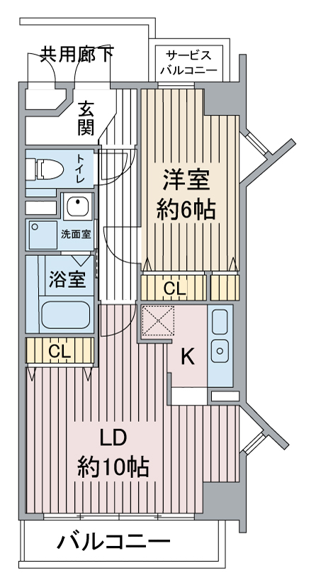 石川橋セブンの間取り