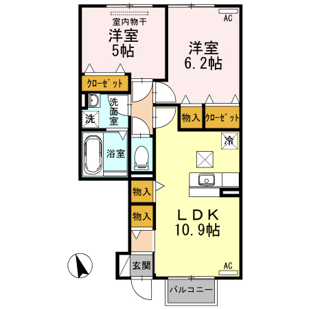 エスタシオンの間取り