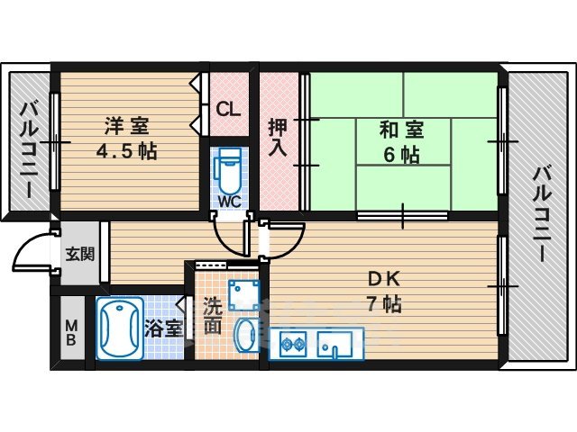 B・L・D萩の間取り