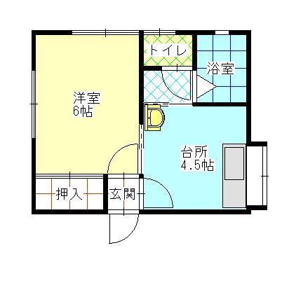 シングルハウス中尾の間取り