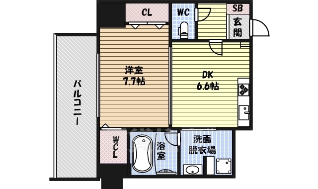 さくらHills NISHIKI Platinum Residenceの間取り