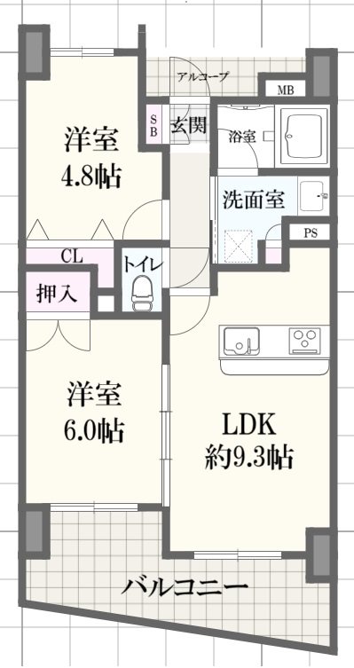 【グルーブ兵庫グランアリーナの間取り】