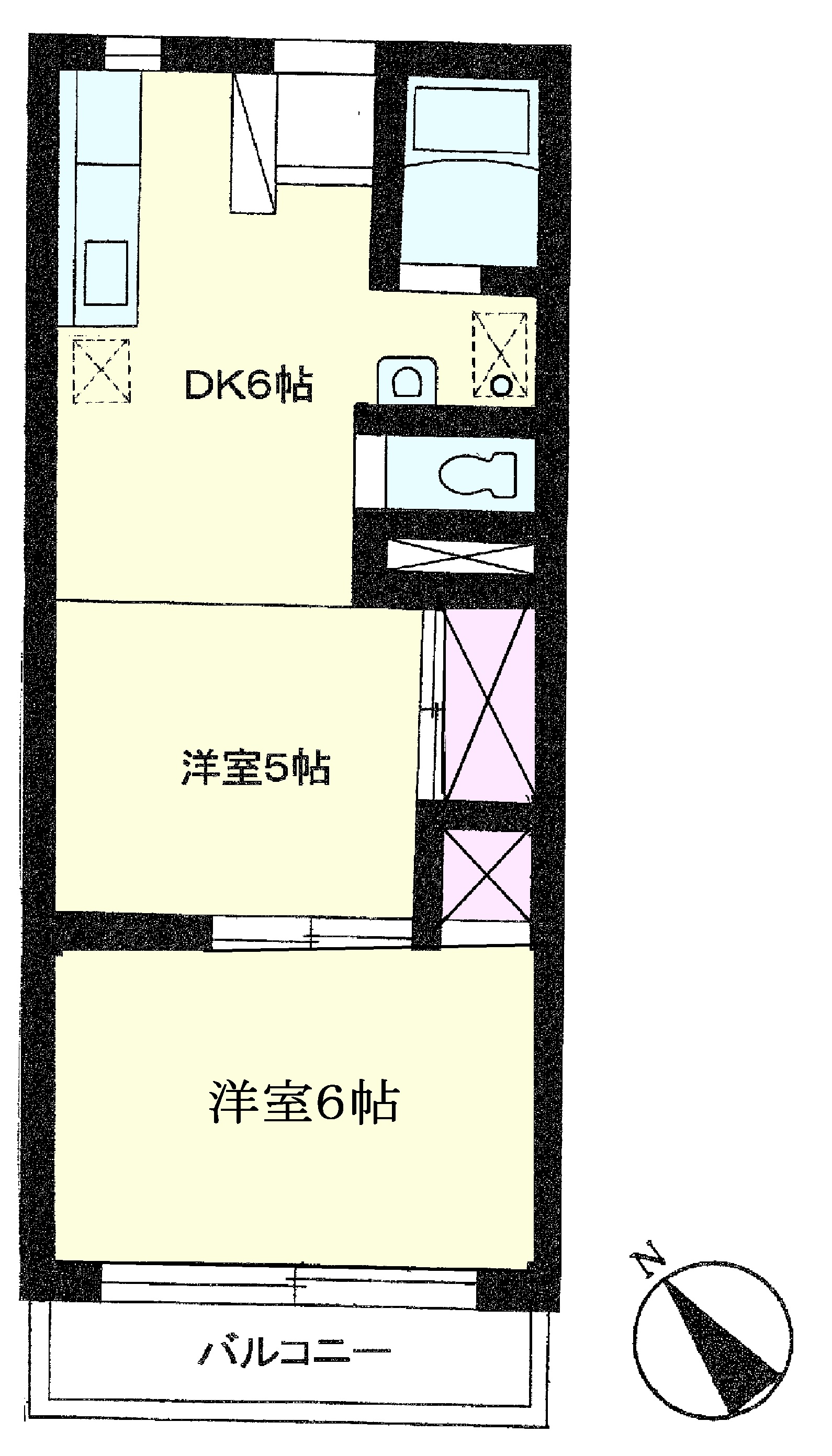 メゾン多摩の間取り