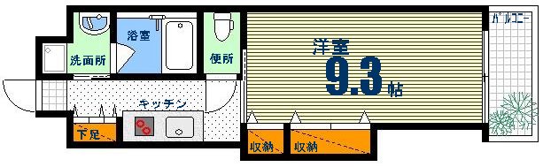 ノーブル縮景園の間取り