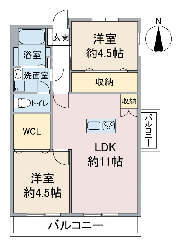 名栄ビルの間取り