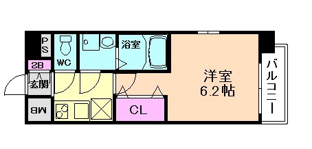 エスリード大阪シティグランツの間取り