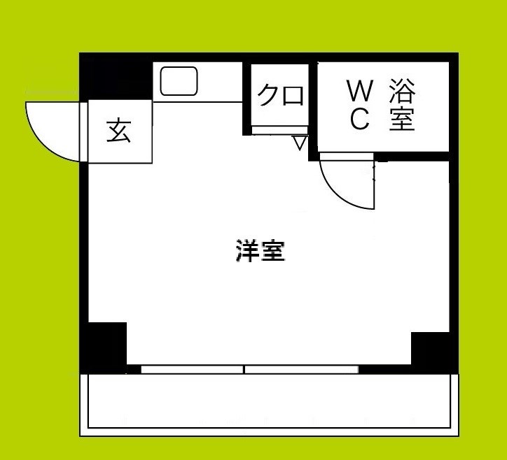 プレステージュ長居の間取り